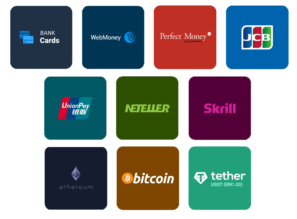 Olymp Trade payment methods
